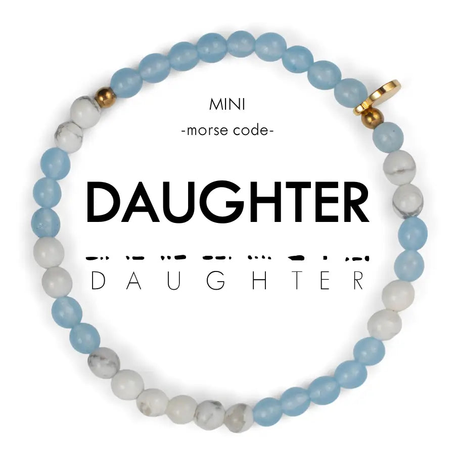 Kids Morse Code Bracelet "Daughter" - ETHICGOODS