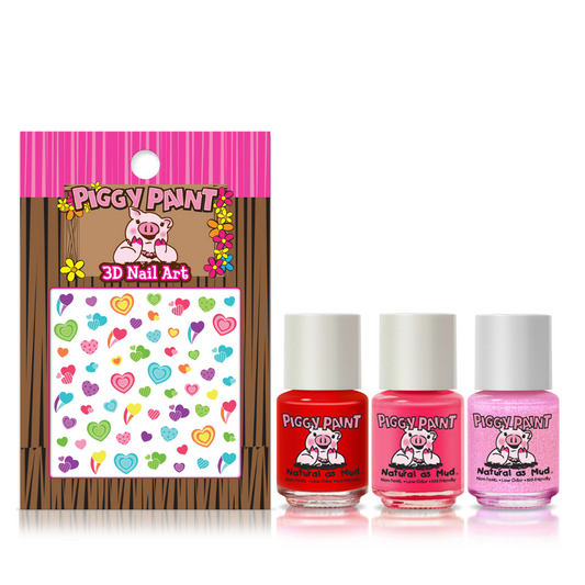 All the Heart Eyes Gift Set - Kids Non-toxic Nail Polish