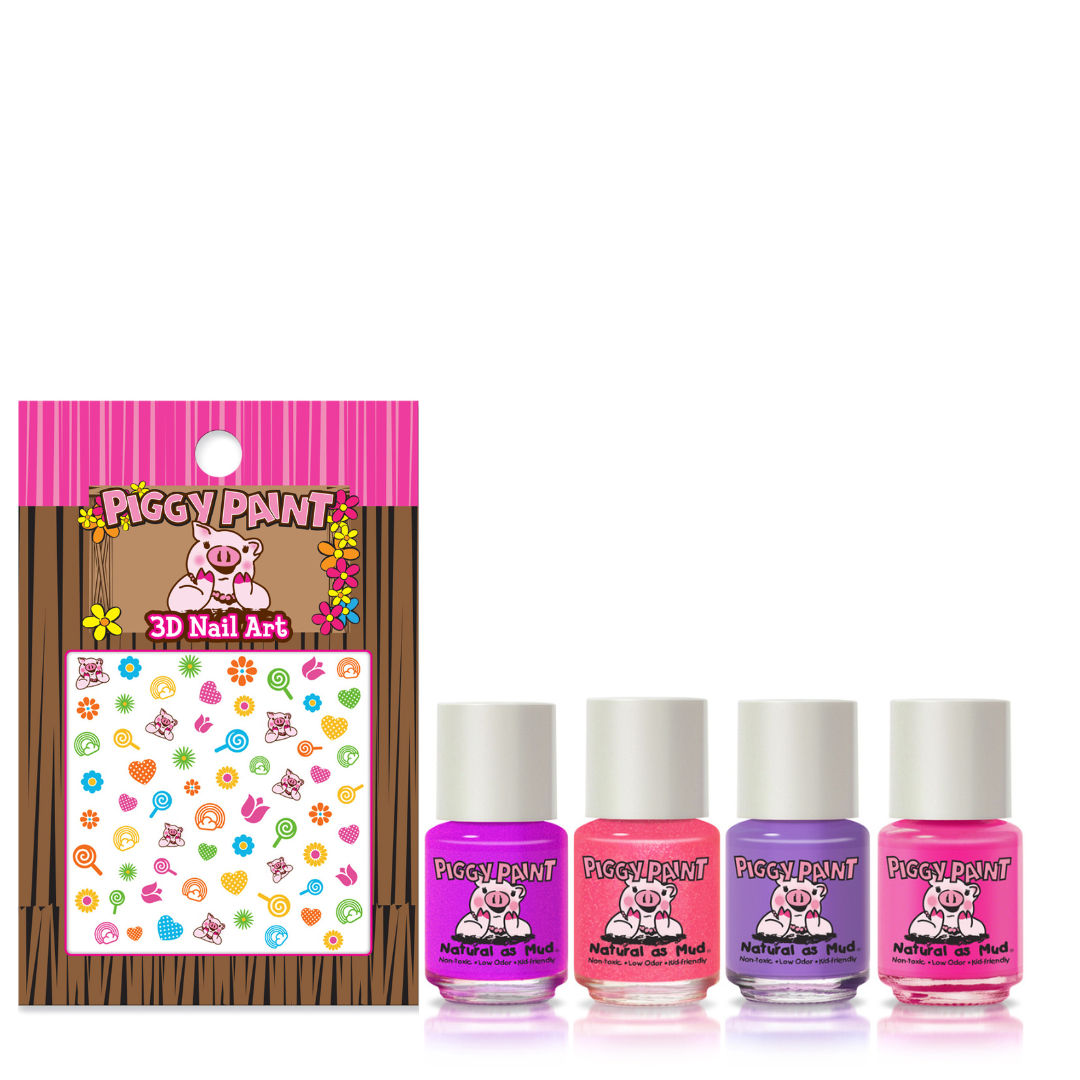 Swirls & Twirls Gift Set - Kids Non-toxic Nail Polish