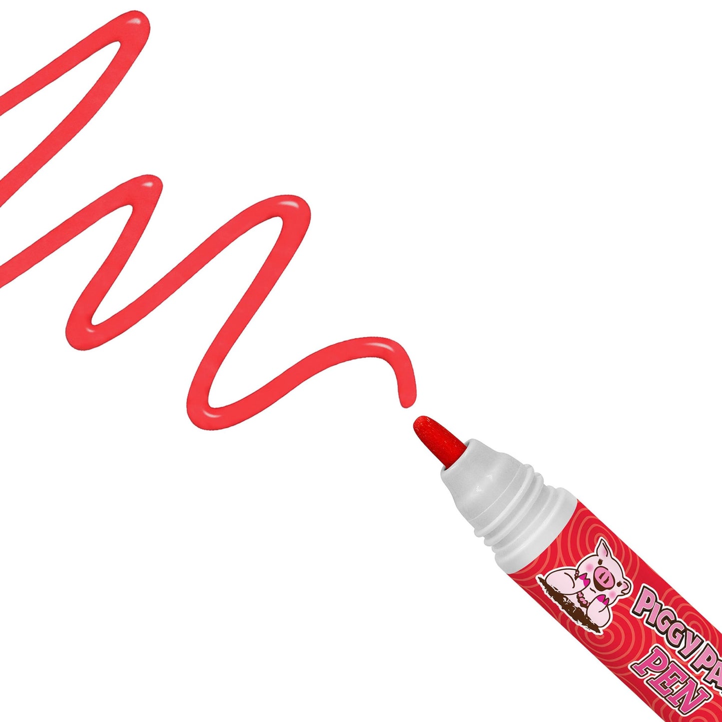 Razzle RED Piggy Paint Pen - Kids Non-toxic Nail Polish