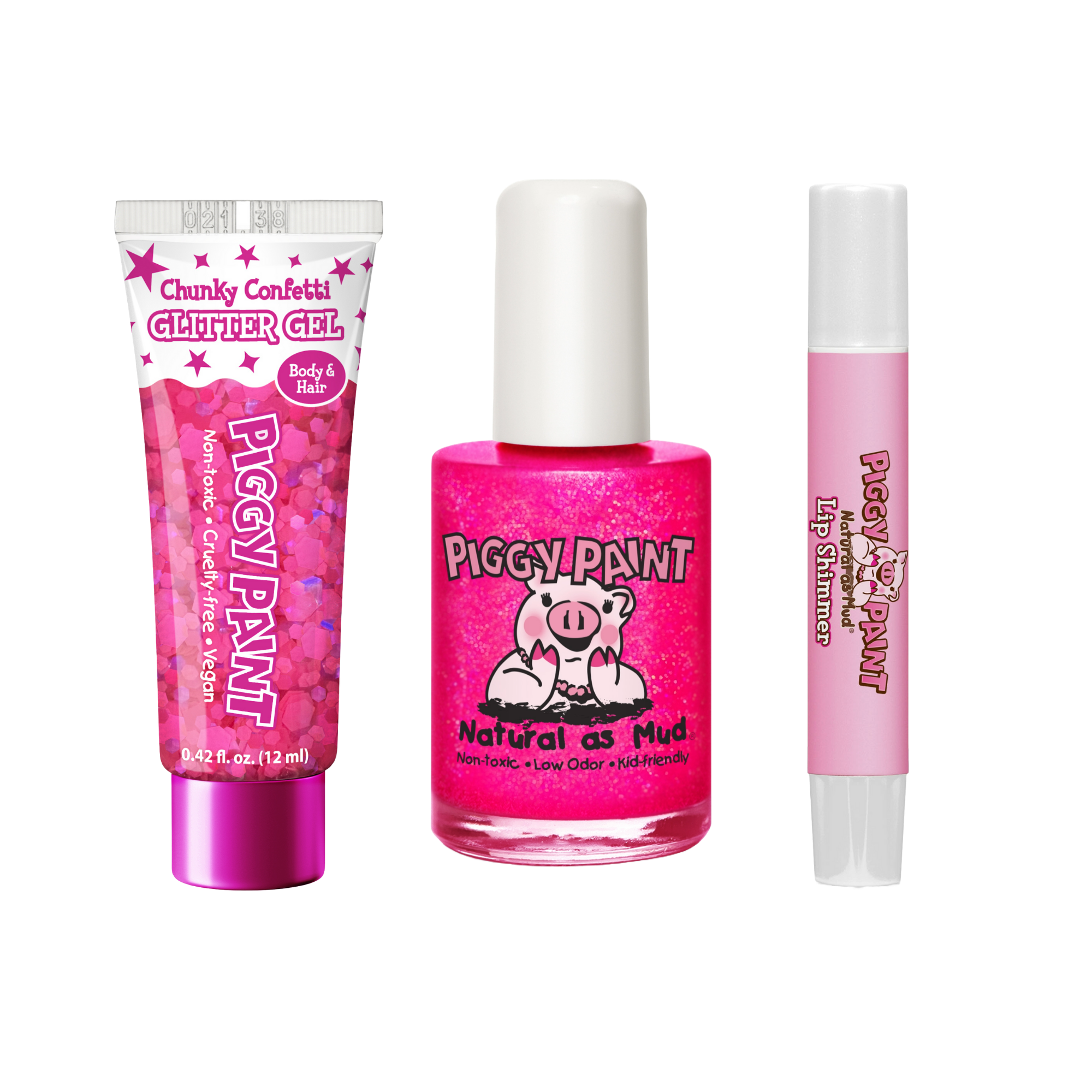 All Pink Glitter Pack – Piggy Paint