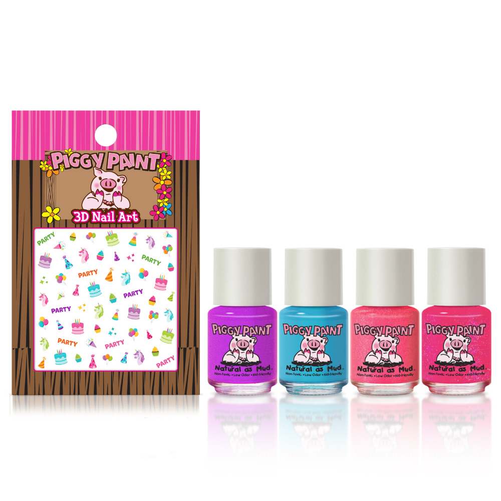 Birthday Cake Shake Gift Set - Kids Non-toxic Nail Polish