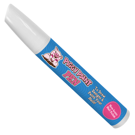 Blazin' BLUE Piggy Paint Pen - Kids Non-toxic Nail Polish