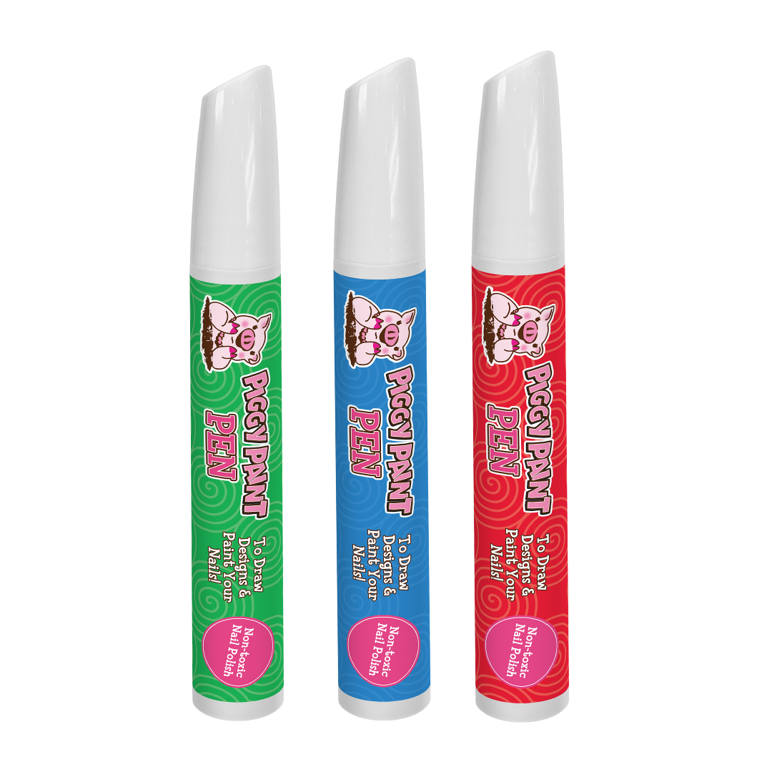 Bright Bunch Bundle 3-Pack Pens - Kids Non-toxic Nail Polish