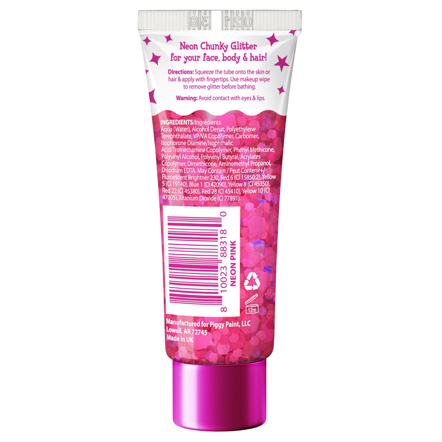 Glitter Gel Display – 24 Glitter Gels - Wholesale