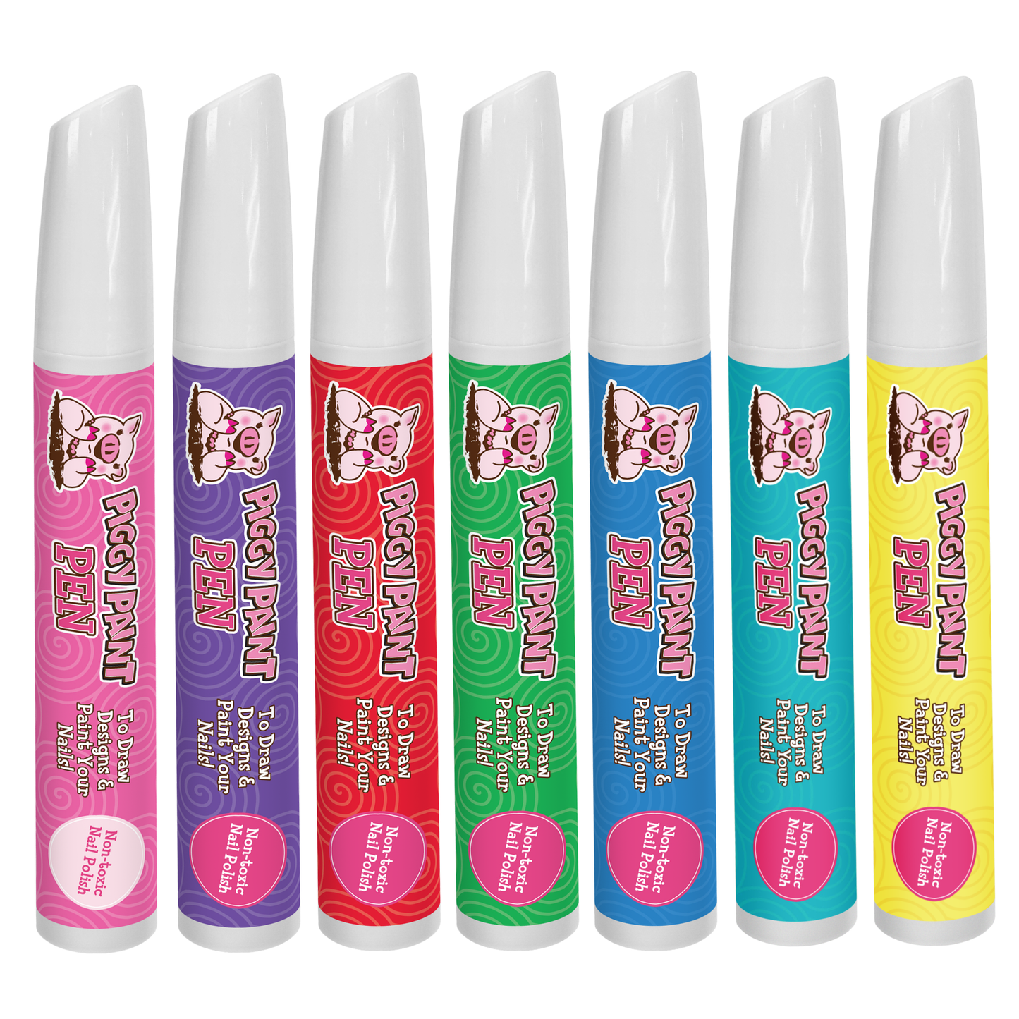 Piggy Pen Display – 25 Pen Polishes - Wholesale