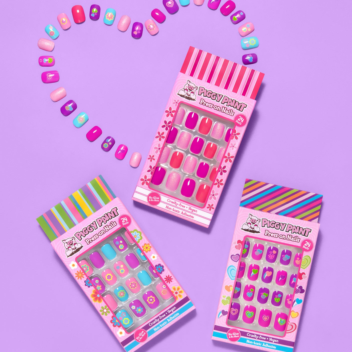 Pretty in Pink Press-on Nails