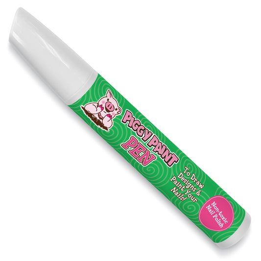 Giggly GREEN Piggy Paint Pen - Kids Non-toxic Nail Polish