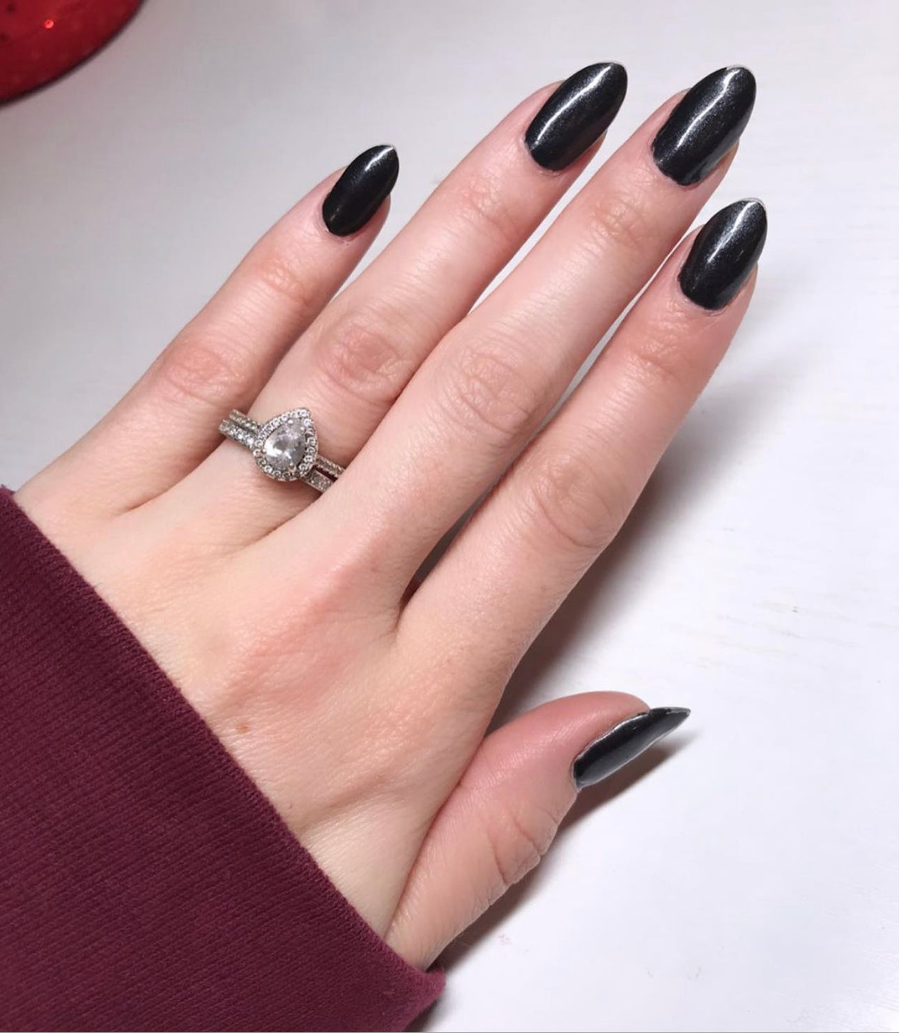 Date Knight - Shimmery Black