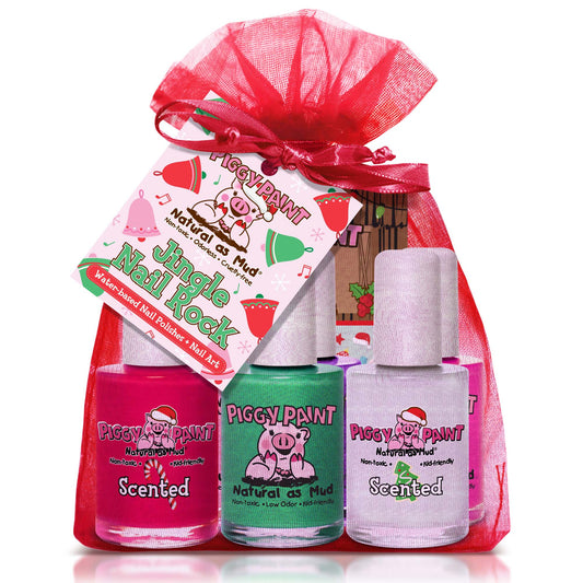 Jingle Nail Rock Gift Set - Kids Non-toxic Nail Polish