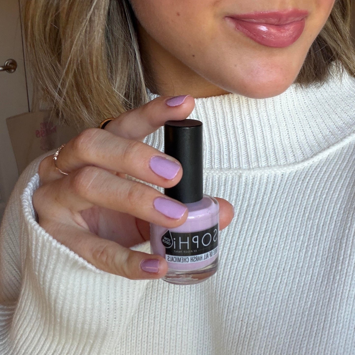 Soft Launch - Soft Lavender with Pink