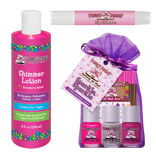 Let's Sparkle! Bundle - Shimmer Lotion, Lip Shimmer, Sparkle Sparkle Gift Set