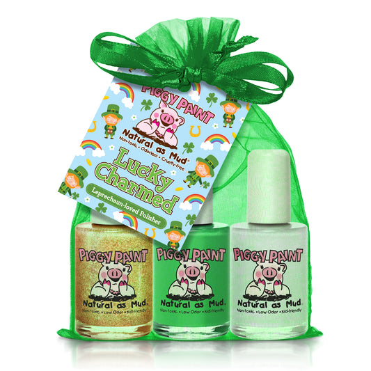 Lucky Charmed Gift Set - Kids Non-toxic Nail Polish