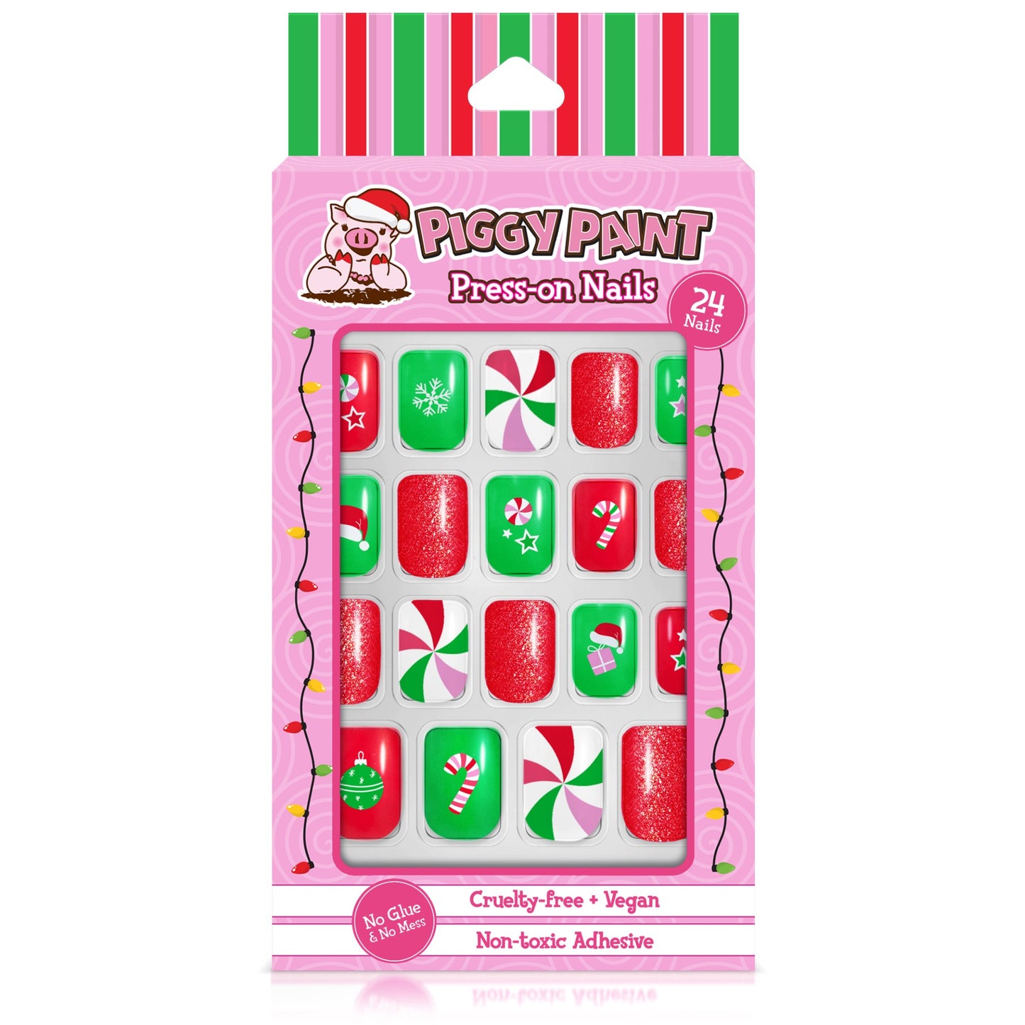 Merry Mistletoe Press-on Nails