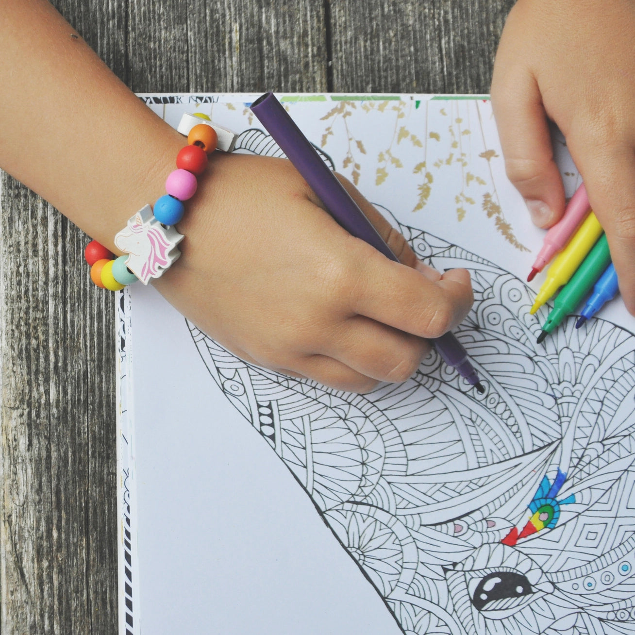 Unicorn Bracelet Gift Kit - Cotton Twist