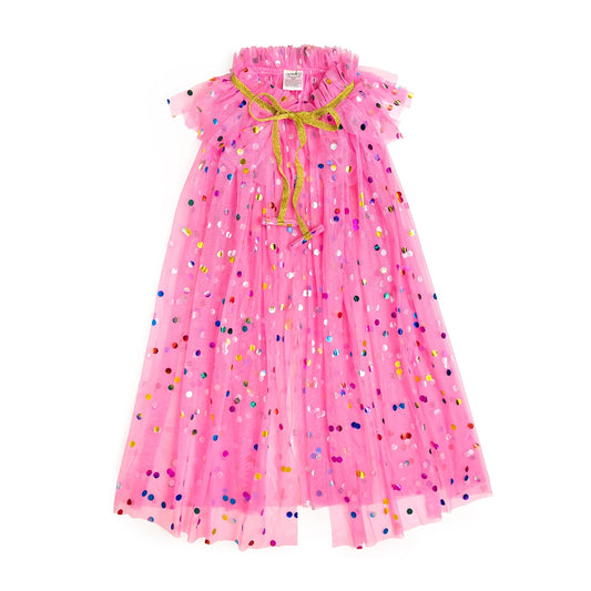 Raspberry Confetti Cape - Sweet Wink