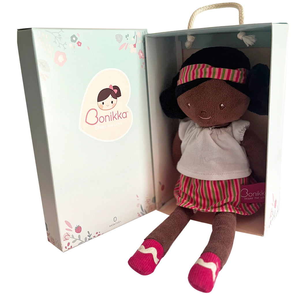 Amy Doll with Black Hair - Tikiri Toys