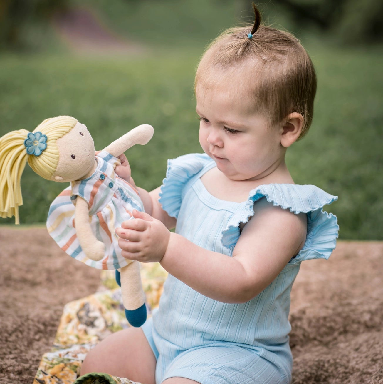 Taylor Blonde Hair Doll - Tikiri Toys