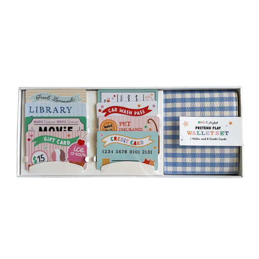 Pretend Play Wallet + Credit Card Set - MagicPlaybook