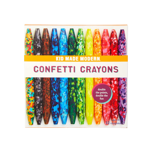 Confetti Crayons - Kid Made Modern