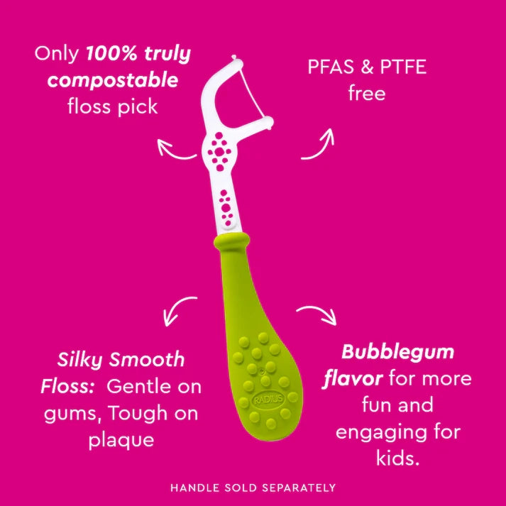 Floss Picks, EcoFlex Compostable KIDS - RADIUS