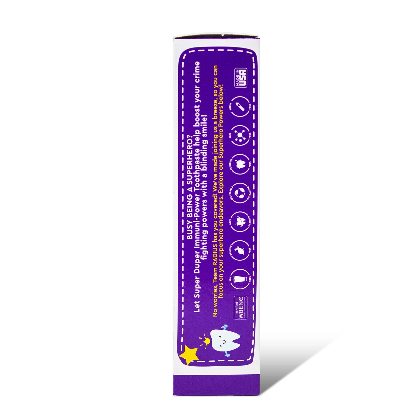 Super Duper Immune Support Children's Toothpaste in Bubble Berry Mint - RADIUS