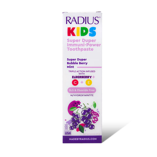 Super Duper Immune Support Children's Toothpaste in Bubble Berry Mint - RADIUS