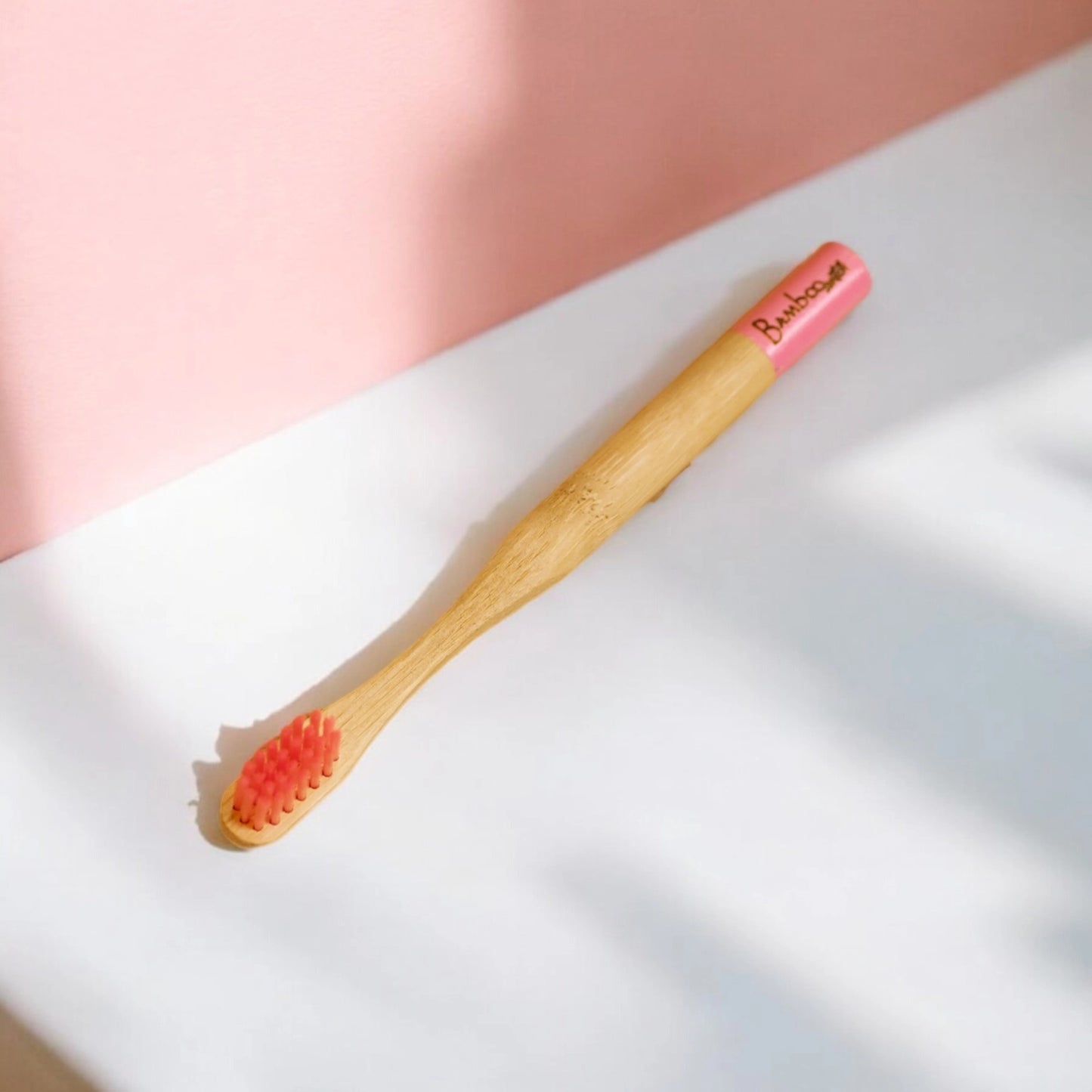 Pink Bamboo Kids Toothbrush - Bamboo Switch
