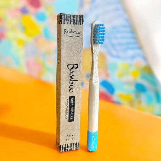 Blue Bamboo Kids Toothbrush - Bamboo Switch