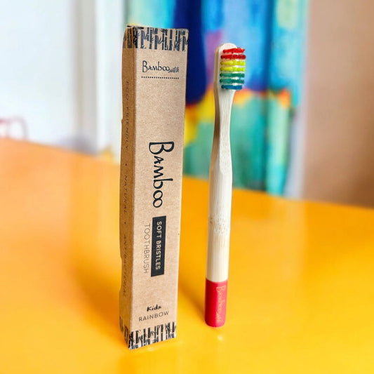 Rainbow Bamboo Kids Toothbrush - Bamboo Switch