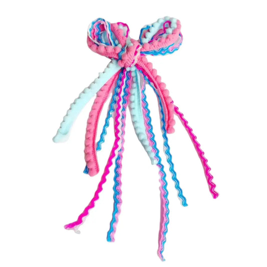 Textured Hair Bow - Pastel - The Heady Chick