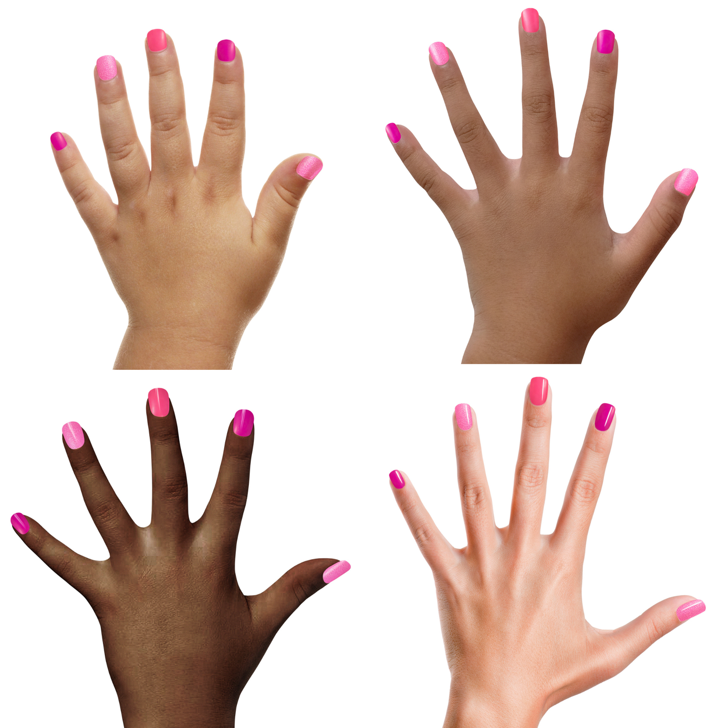 Piggy Press-on Nails Party 3-pack