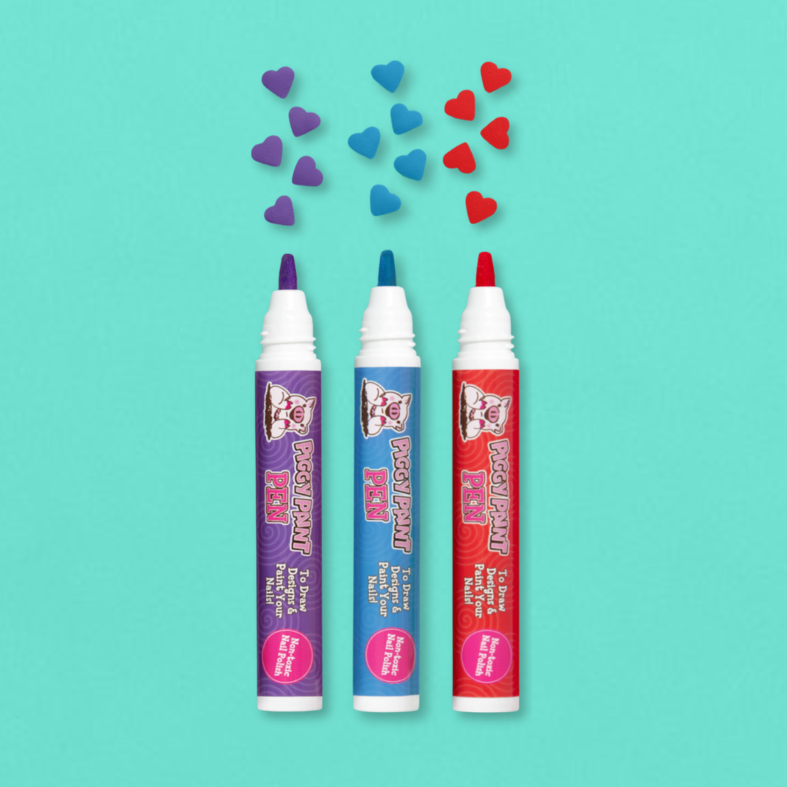 Princess Pop Pen 3-pack Kids Non-toxic Nail Polish