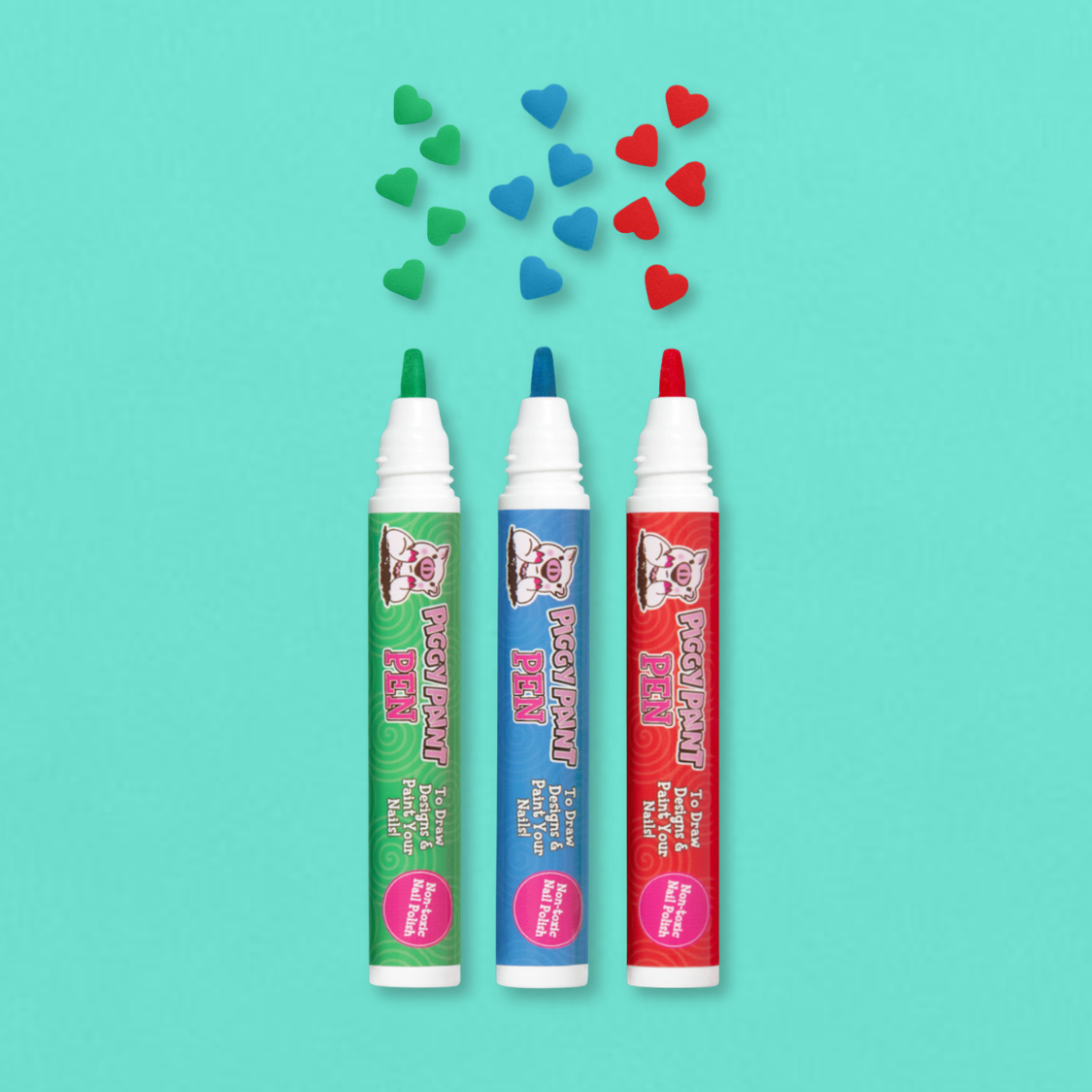 Bright Bunch Bundle 3-Pack Pens - Kids Non-toxic Nail Polish