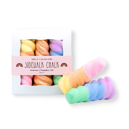 Rainbow Unicorn Horn | Twee Handmade Sidewalk Chalk