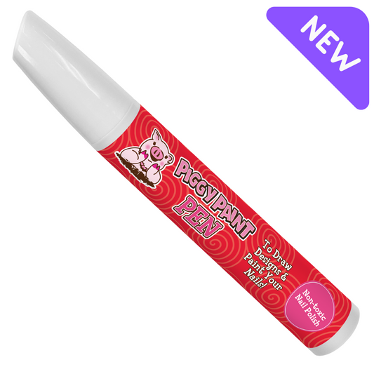 Razzle RED Piggy Paint Pen - Kids Non-toxic Nail Polish