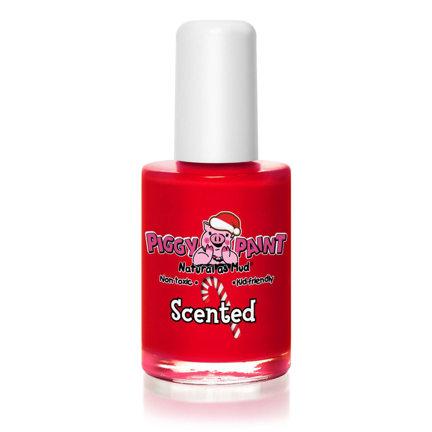 Scented Peppermint Piggy - Holiday Red