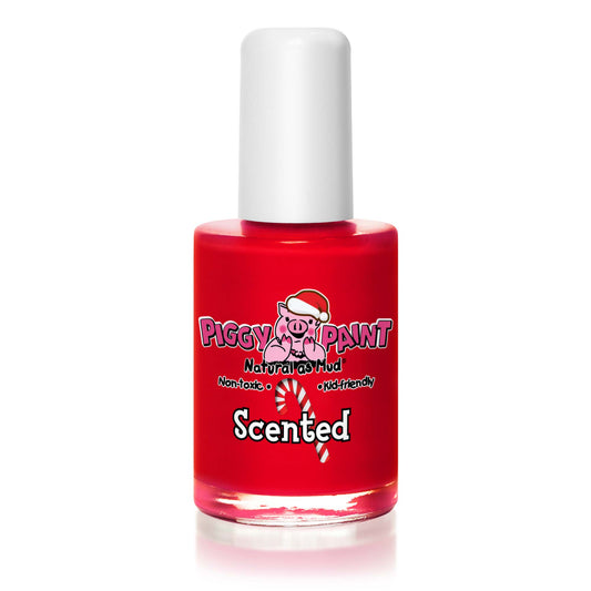 Scented Peppermint Piggy - Holiday Red