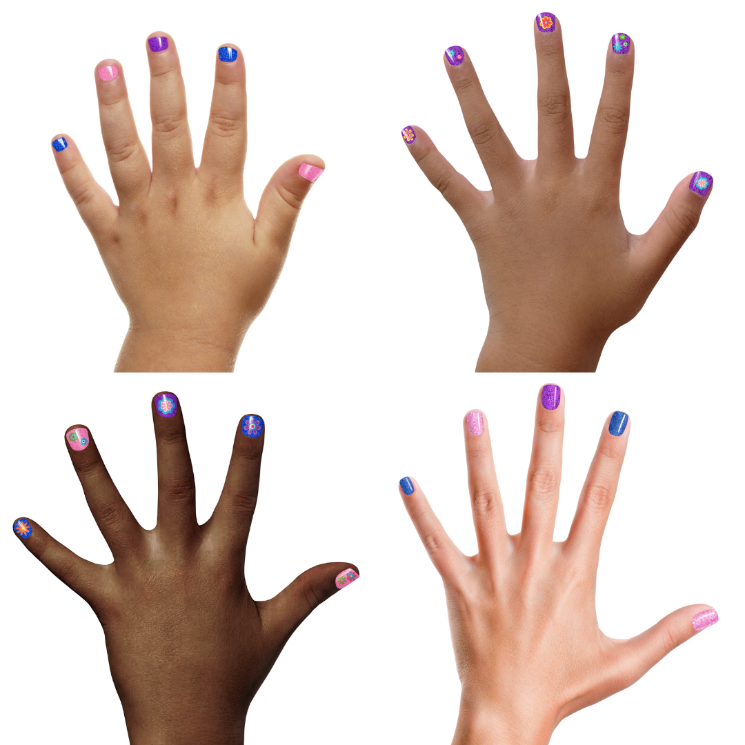 Shimmer & Sparkle Gift Set - Kids Non-toxic Nail Polish