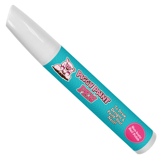 Twirly Teal Piggy Paint Pen - Kids Non-toxic Nail Polish