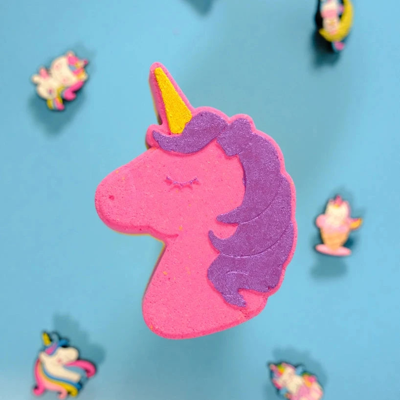 Unicorn - Bath Bomb with Shoe Charm - Happy Hippo Bath