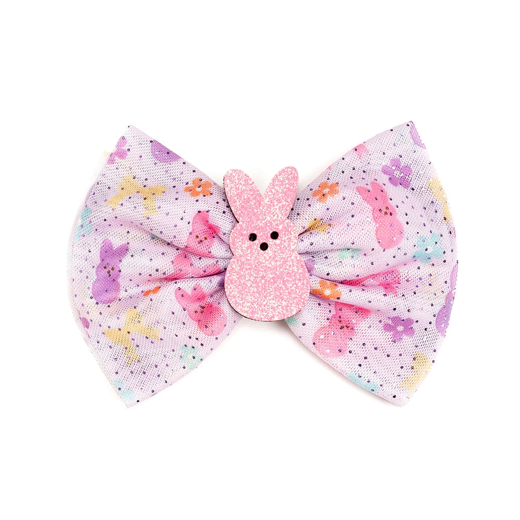 Conquette Easter Bunny Tulle Bow Clip - Sweet Wink