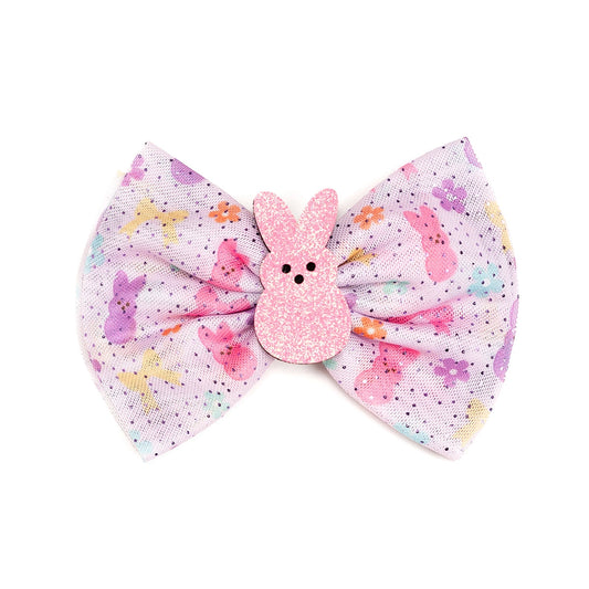 Conquette Easter Bunny Tulle Bow Clip - Sweet Wink