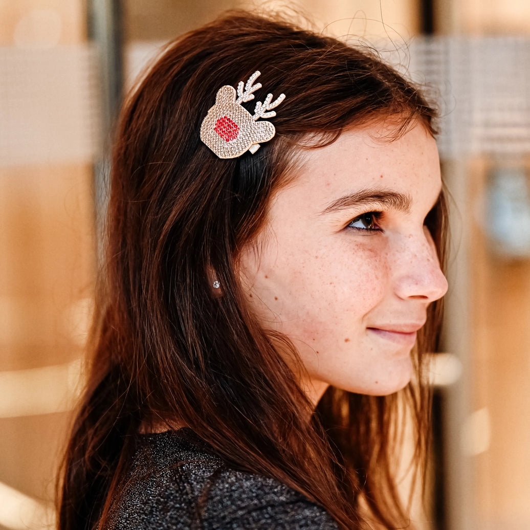 Christmas Charm Headband and Hair Clips - Frog Sac