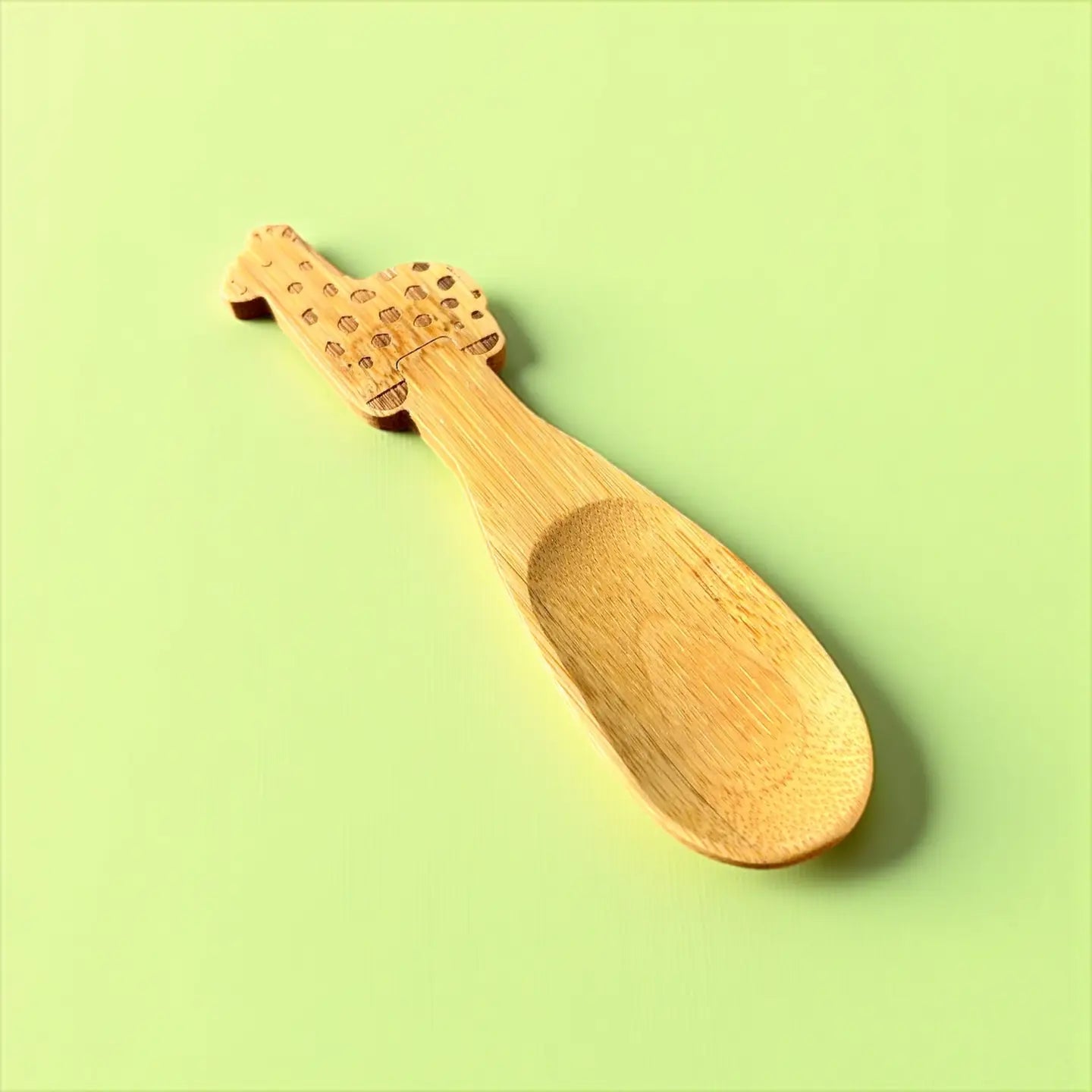 Bamboo Animal Kids & Toddler Utensils - Giraffe Spoon - Bamboo Switch