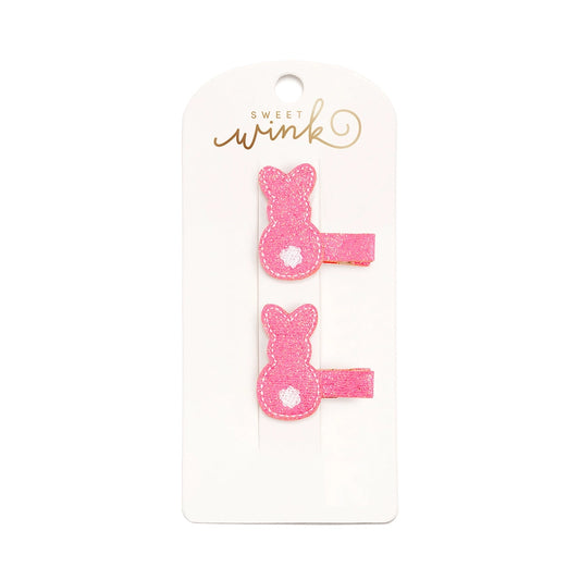 Pink Peeps Easter Clip Set - Sweet Wink