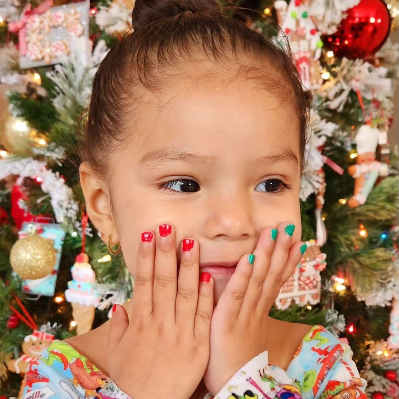Rudolph’s Red & Green Piggy Paint Pen Bundle - Non-Toxic Nail Polish