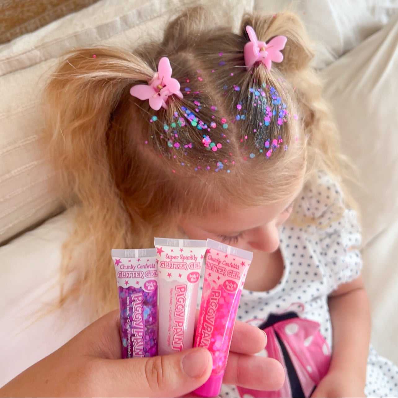 Chunky Confetti Glitter Gel - Neon Pink