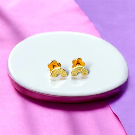 Rainbow Tiny Stud Earrings - ETHICGOODS