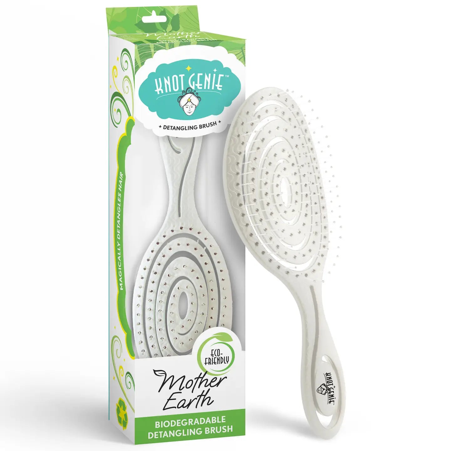 Biodegradable Detangling Hairbrush by Knot Genie